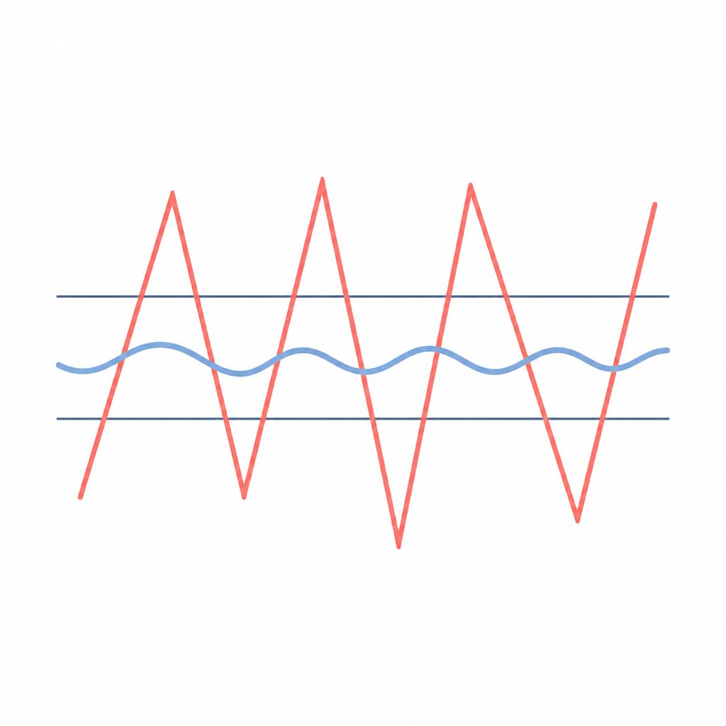 conceptual illustration comparing steady extended release drug levels versus the sharp peaks and troughs of immediate release dosing