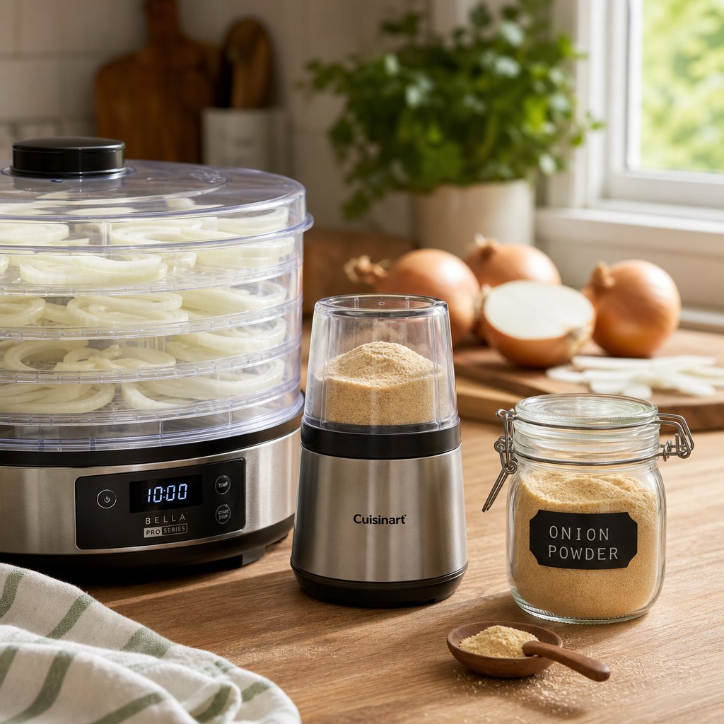 making onion powder at home eliminates cross contamination risk for those with extreme gluten sensitivity