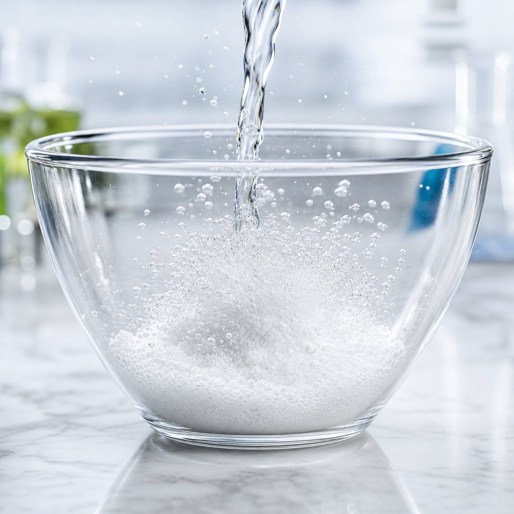 the acid base reaction between baking soda and cream of tartar produces carbon dioxide bubbles that leaven batter