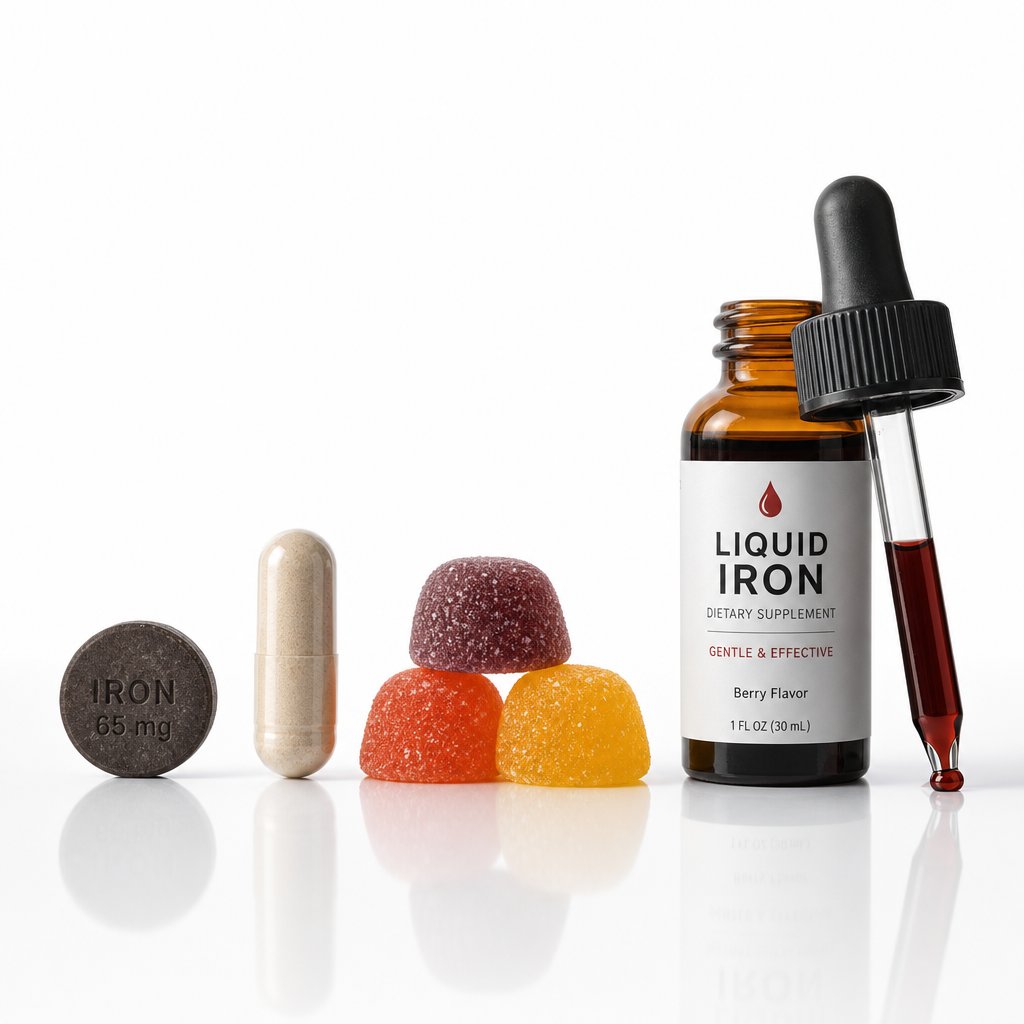 different iron supplement formats vary significantly in gi tolerance and dizziness risk