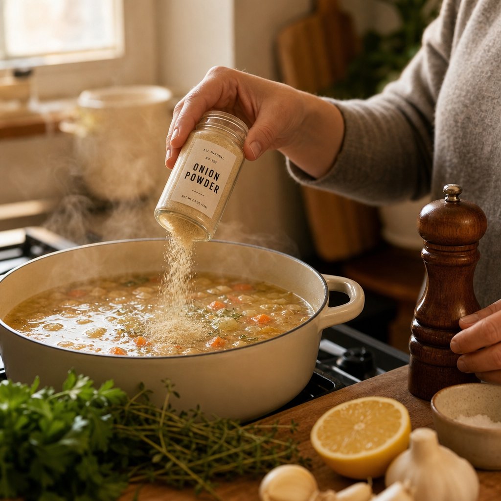 onion powder combined with herbs and citrus creates flavorful low sodium meals without sacrificing taste