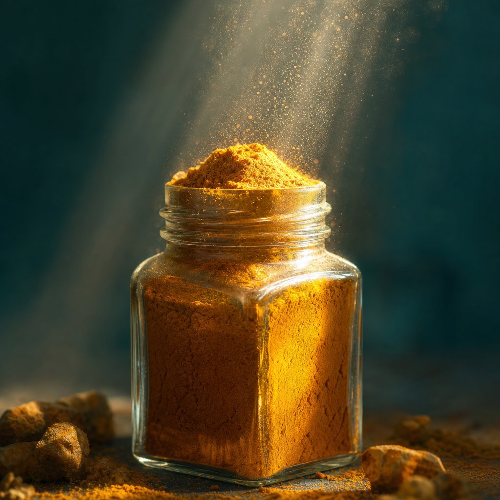 turmeric powder degrading when exposed to light and oxygen showing how curcumin breaks down over time