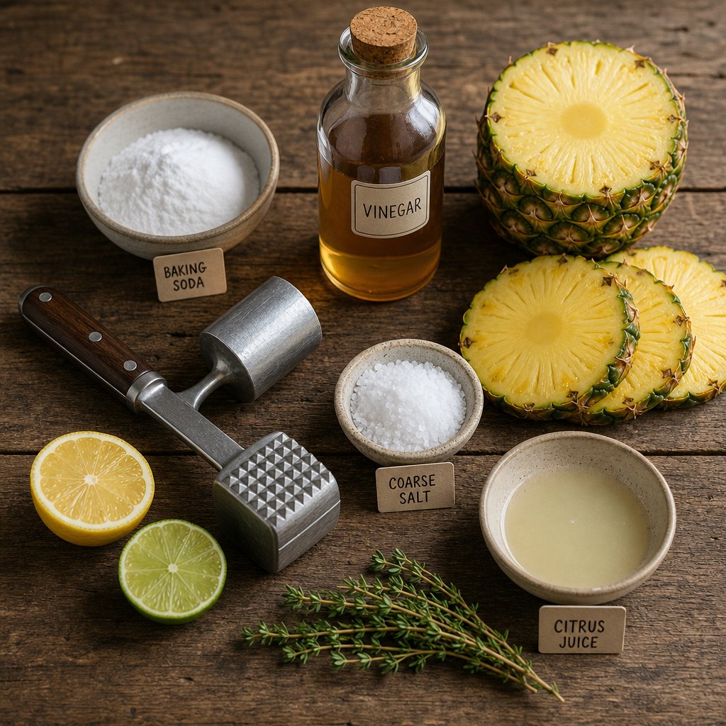 various meat tenderization methods use different tools and ingredients for different results