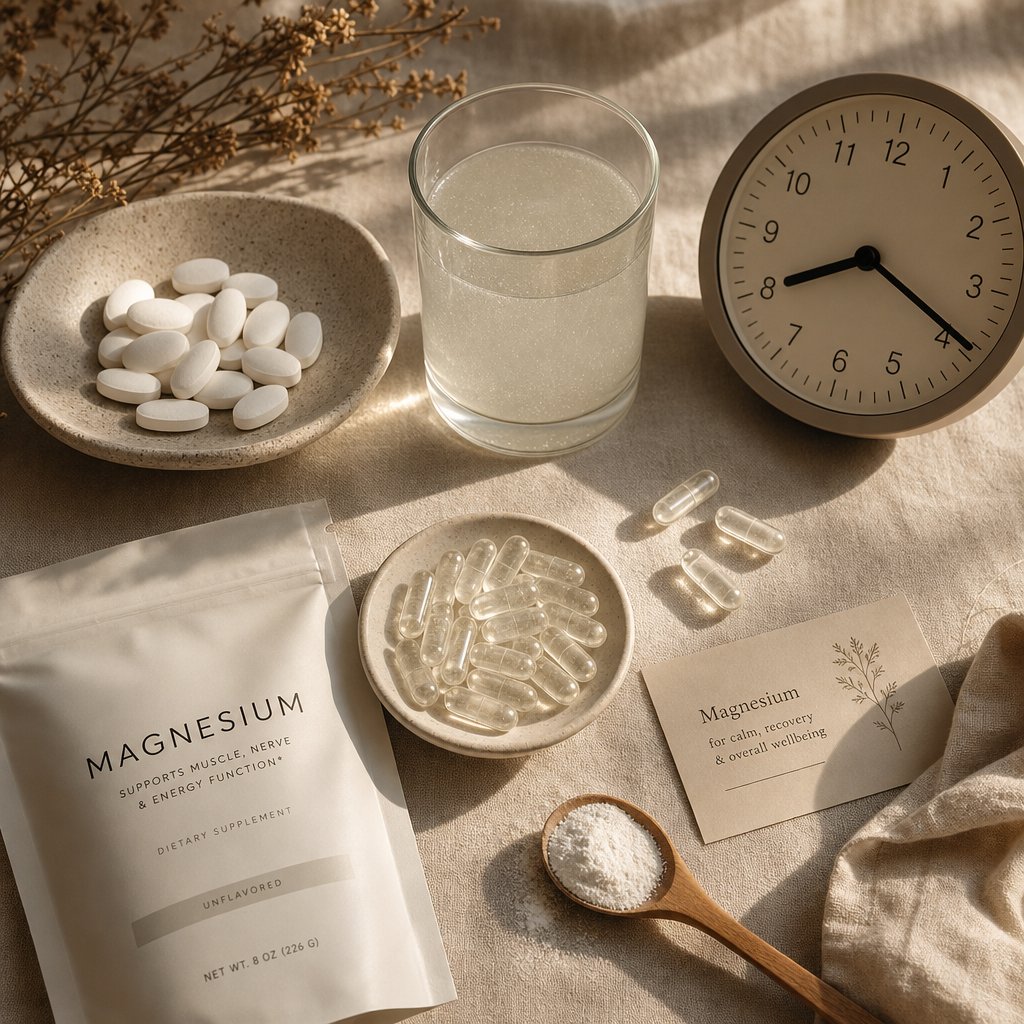 What Is The Best Time To Take Magnesium Tablets? Your Goal Decides