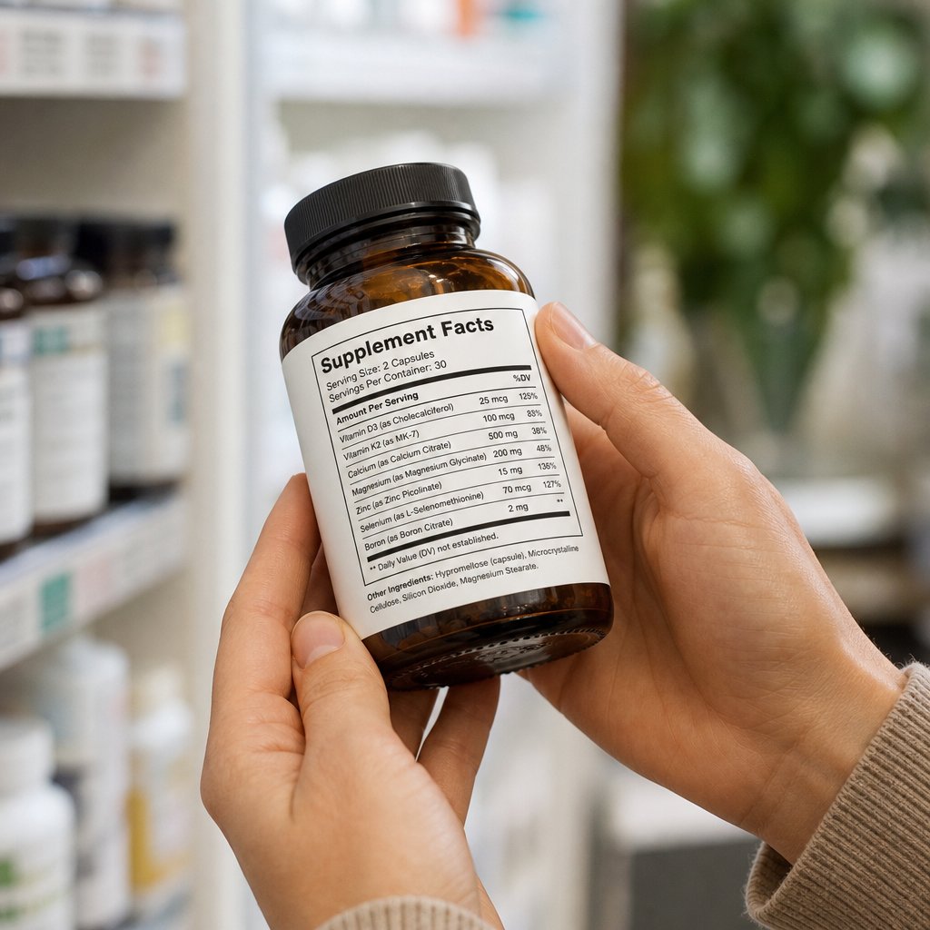 reading a collagen supplement label to identify clean formulations with minimal fillers and transparent ingredient lists