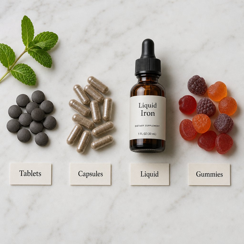 different iron supplement forms vary significantly in gi tolerability from high risk ferrous sulfate to gentler chelated options