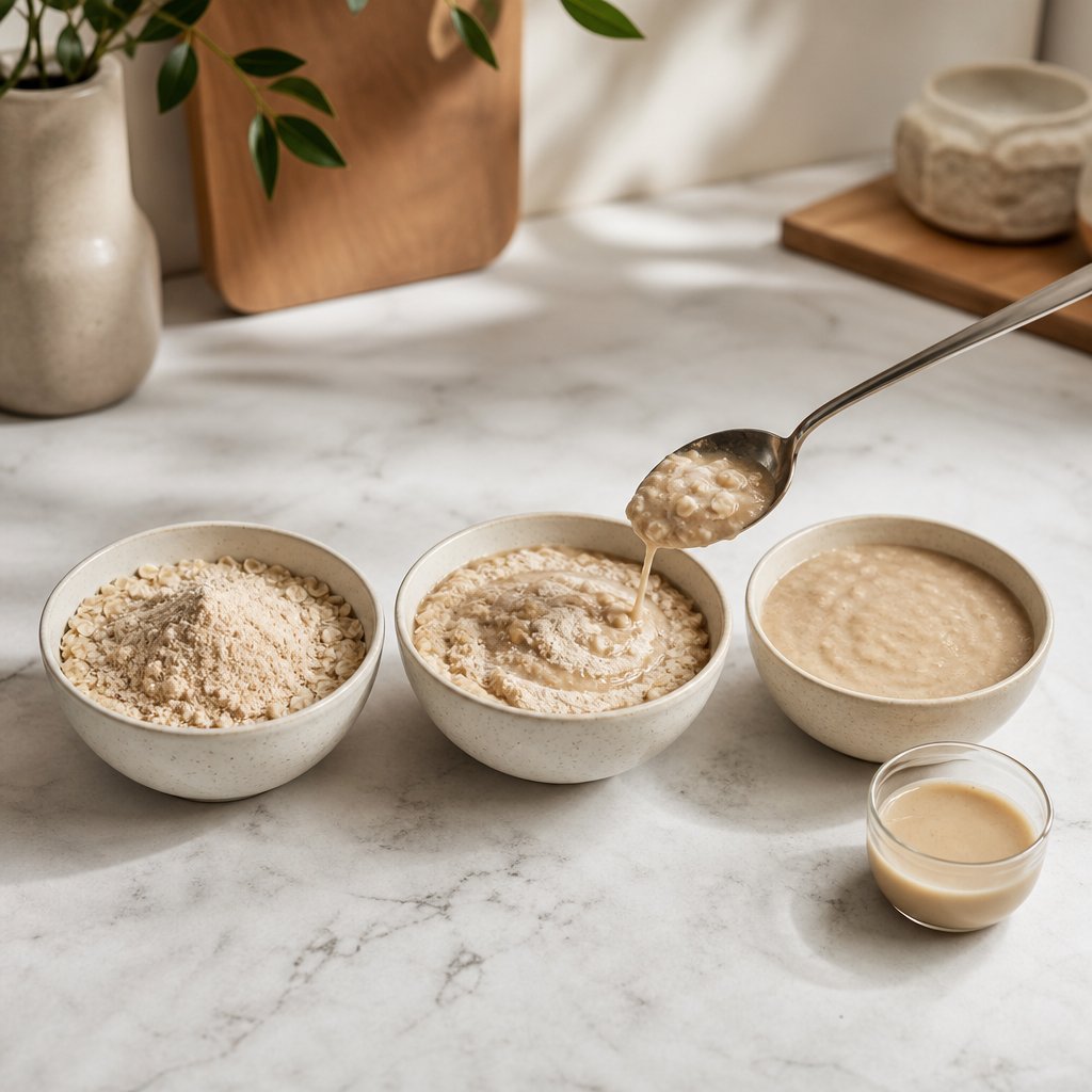 three reliable methods for mixing protein powder into oatmeal without clumps cool then stir slurry technique and direct cooking