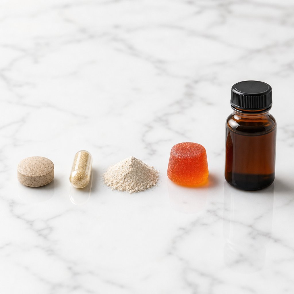 tablets capsules powders gummies and liquids each dissolve at different rates affecting when you should take them