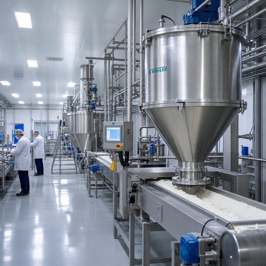 commercial powder food manufacturing requires precise particle engineering and moisture control for consistent results