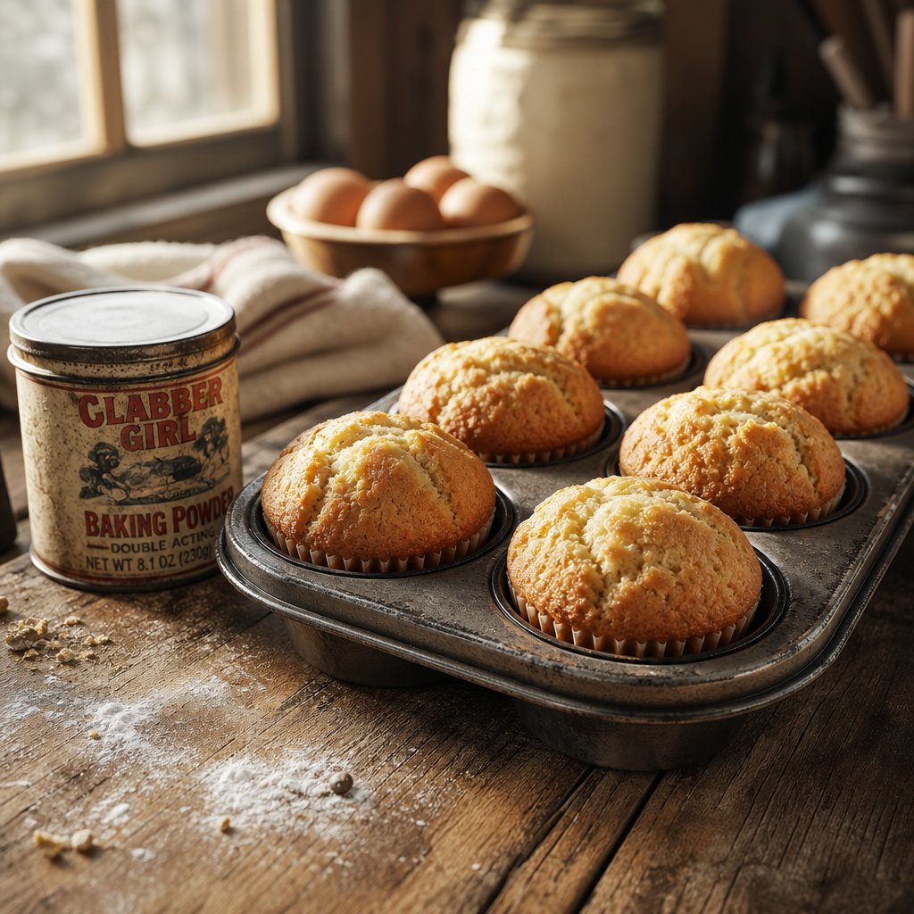 sturdy baked goods like muffins can still turn out well when made with partially effective baking powder