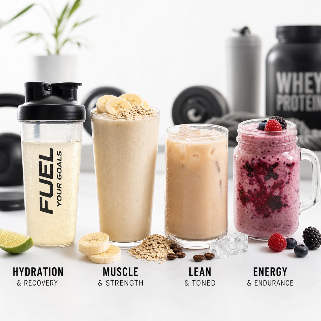 different protein shake styles matched to weight loss muscle gain convenience and taste goals