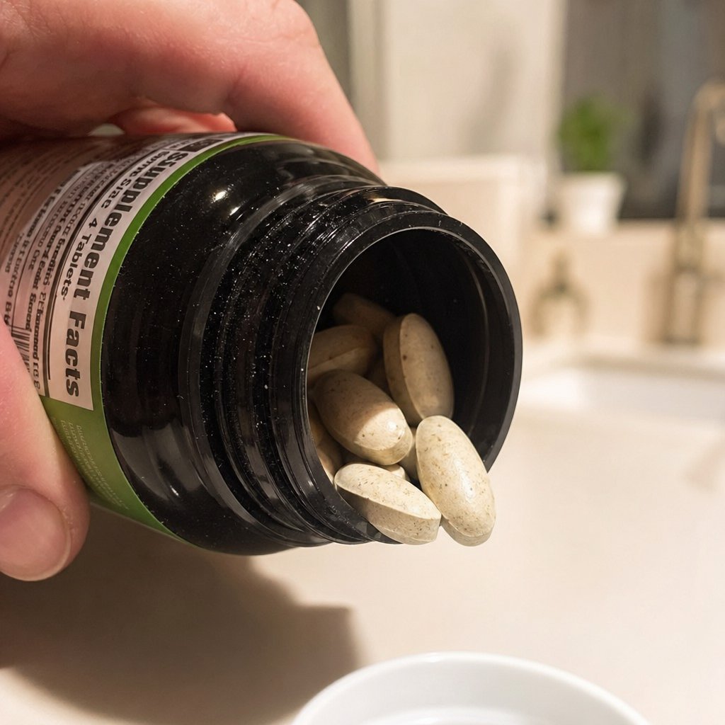 inspecting vitamin tablets for visible signs of degradation like discoloration or crumbling helps determine if they should be discarded