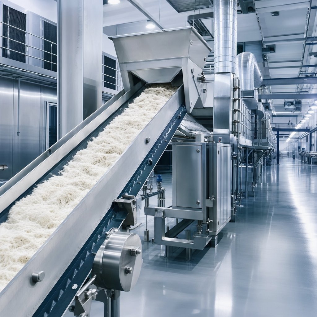 food grade cellulose production involves multiple purification stages from raw plant material to fine white powder