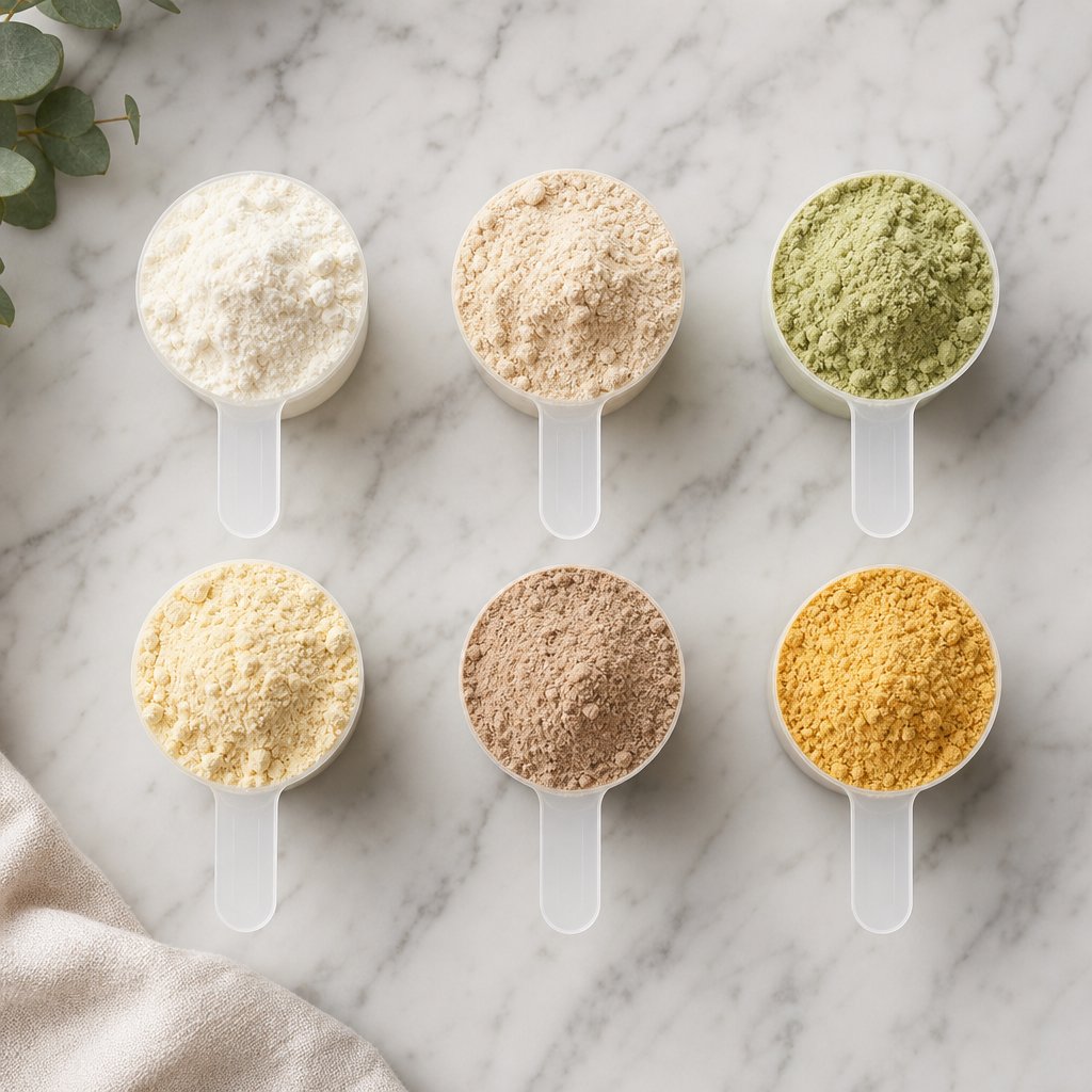 different protein powder types carry varying kidney stone risk profiles based on their amino acid composition and oxalate content