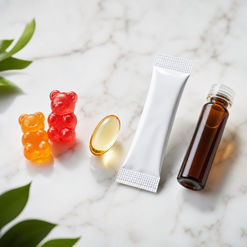modern health product formats including gummies liquids and powders eliminate the need to crush tablets
