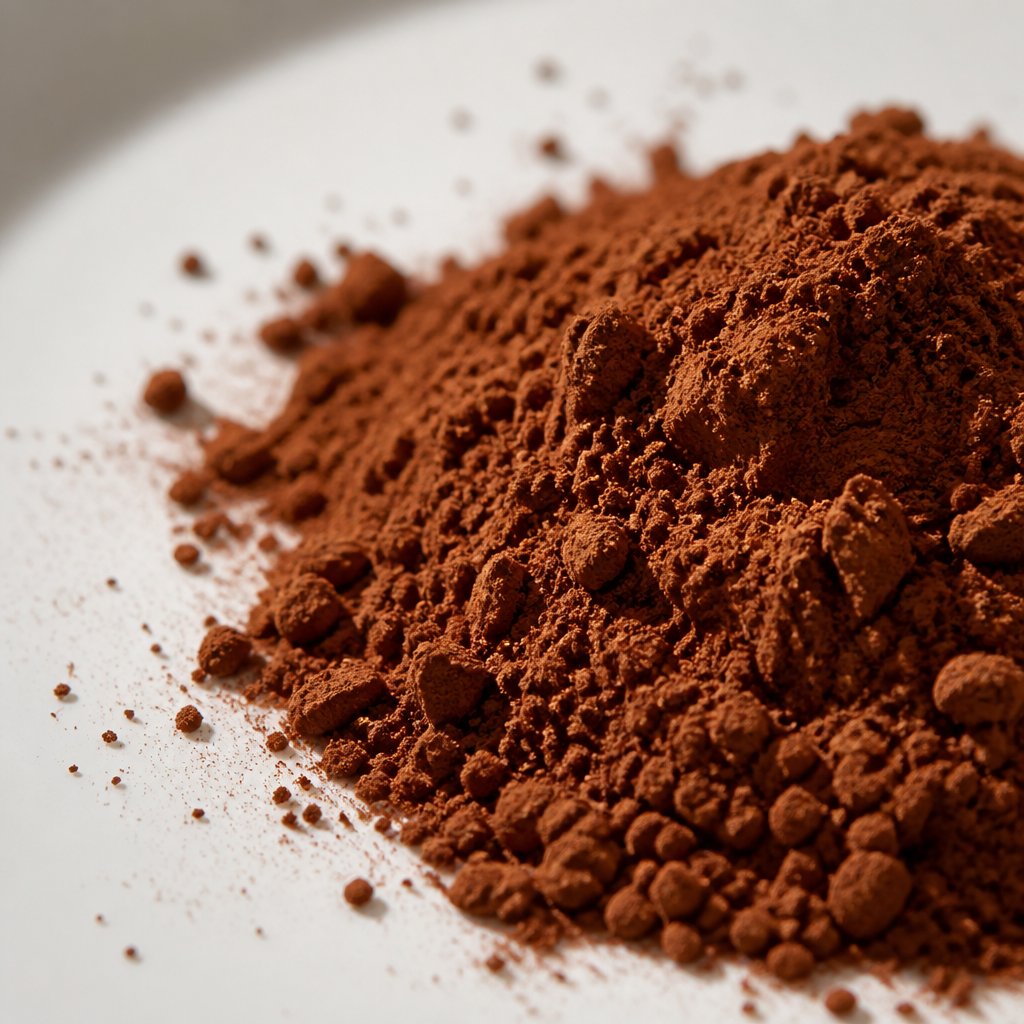 the ultra dry texture of cocoa powder that prevents microbial growth and extends its shelf life