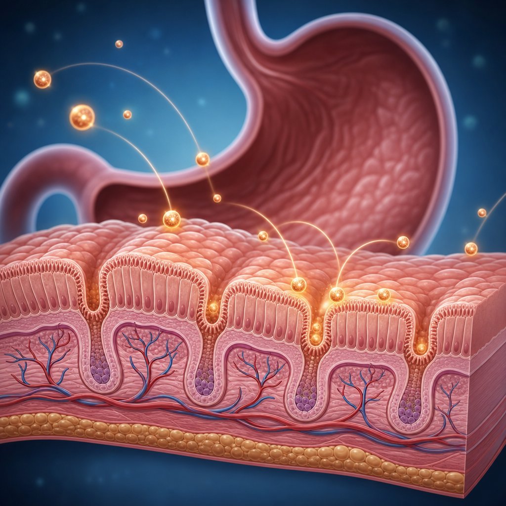 iron ions interact directly with the stomach lining triggering irritation and nausea through multiple biological mechanisms