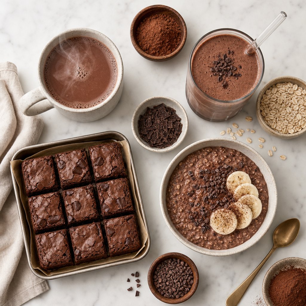 common cocoa preparations deliver varying caffeine amounts depending on how much powder is used per serving