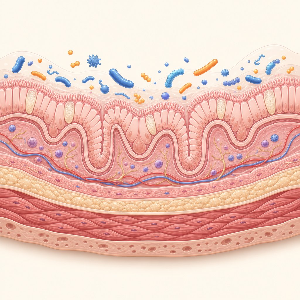 iron triggers oxidative stress and microbiome changes in the intestinal lining