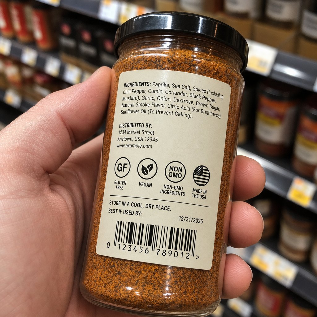 gluten free certification seals on spice labels indicate independent testing beyond fda baseline requirements