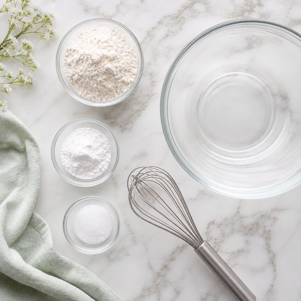 three simple pantry ingredients combine to make homemade self rising flour in minutes
