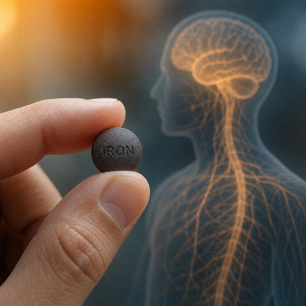 iron tablets can trigger physical symptoms that feel like anxiety through gut brain nerve pathways
