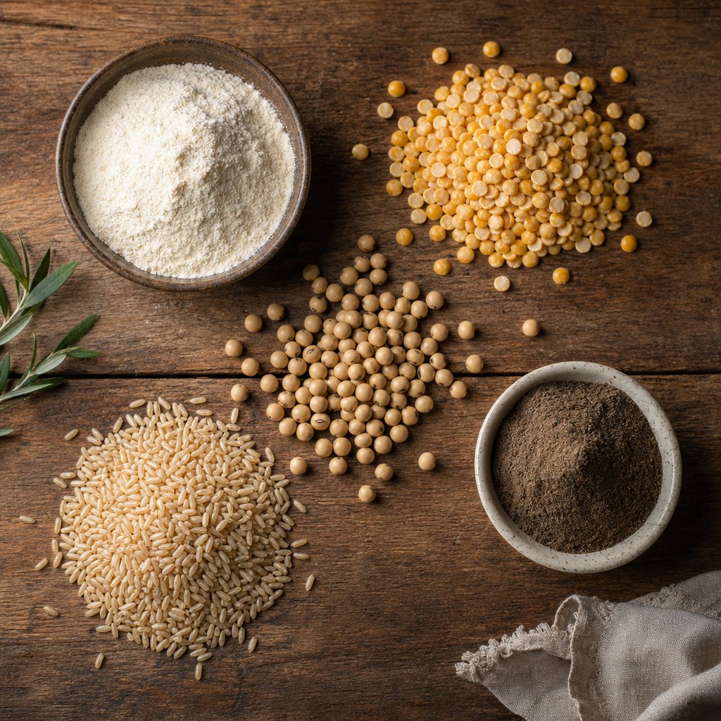 different protein sources from dairy to plant to insect each have distinct ingredients and supply chains