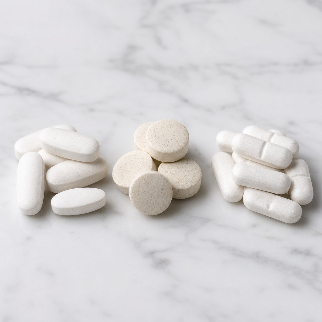 different calcium supplement forms carry varying levels of kidney stone risk based on their chemical composition